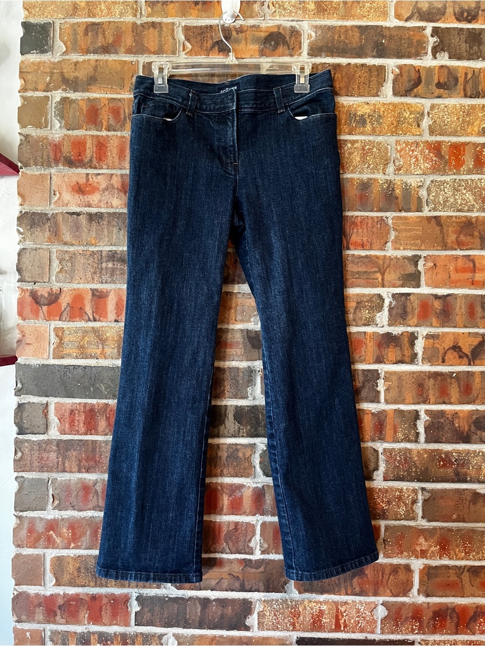 Ann Taylor Petites Women’s Dark Wash Denim Jeans Size:6P